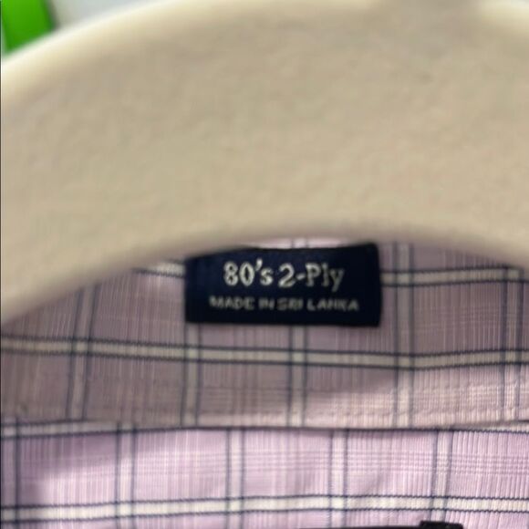 J. Crew Lavender Check Dress Shirt - Picture 5 of 7